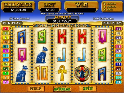 Cleopatra's Gold Slot Machine Download